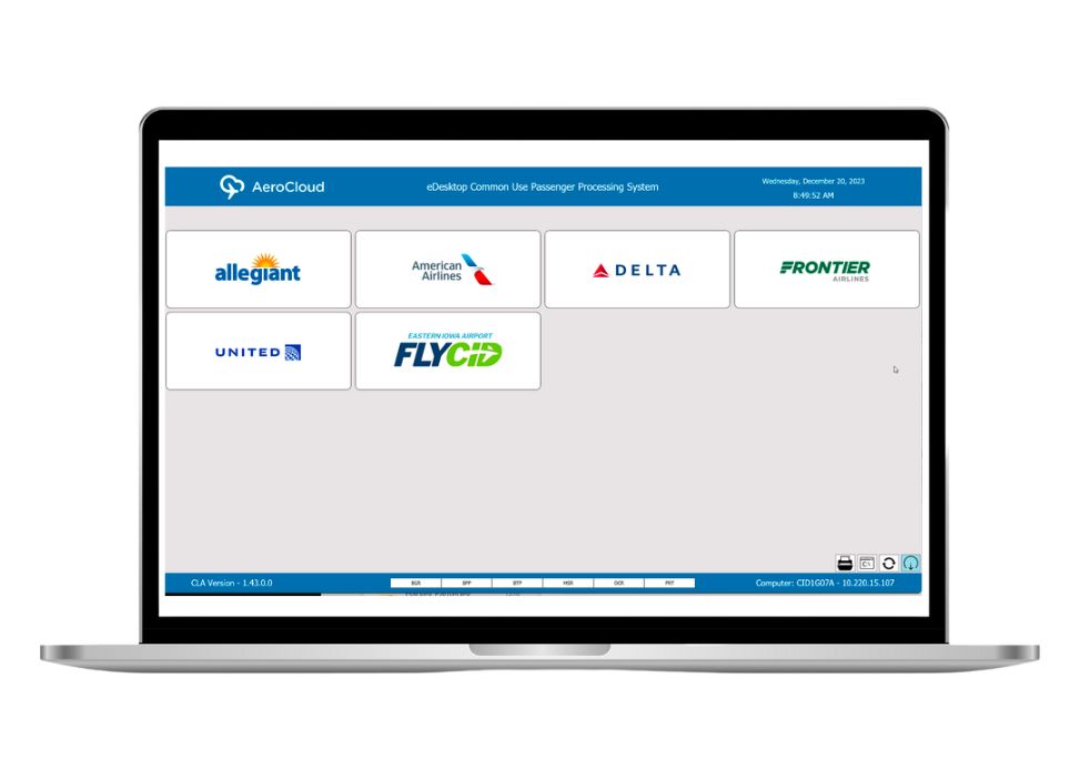 AeroCloud Common Use eDesktop screenshot