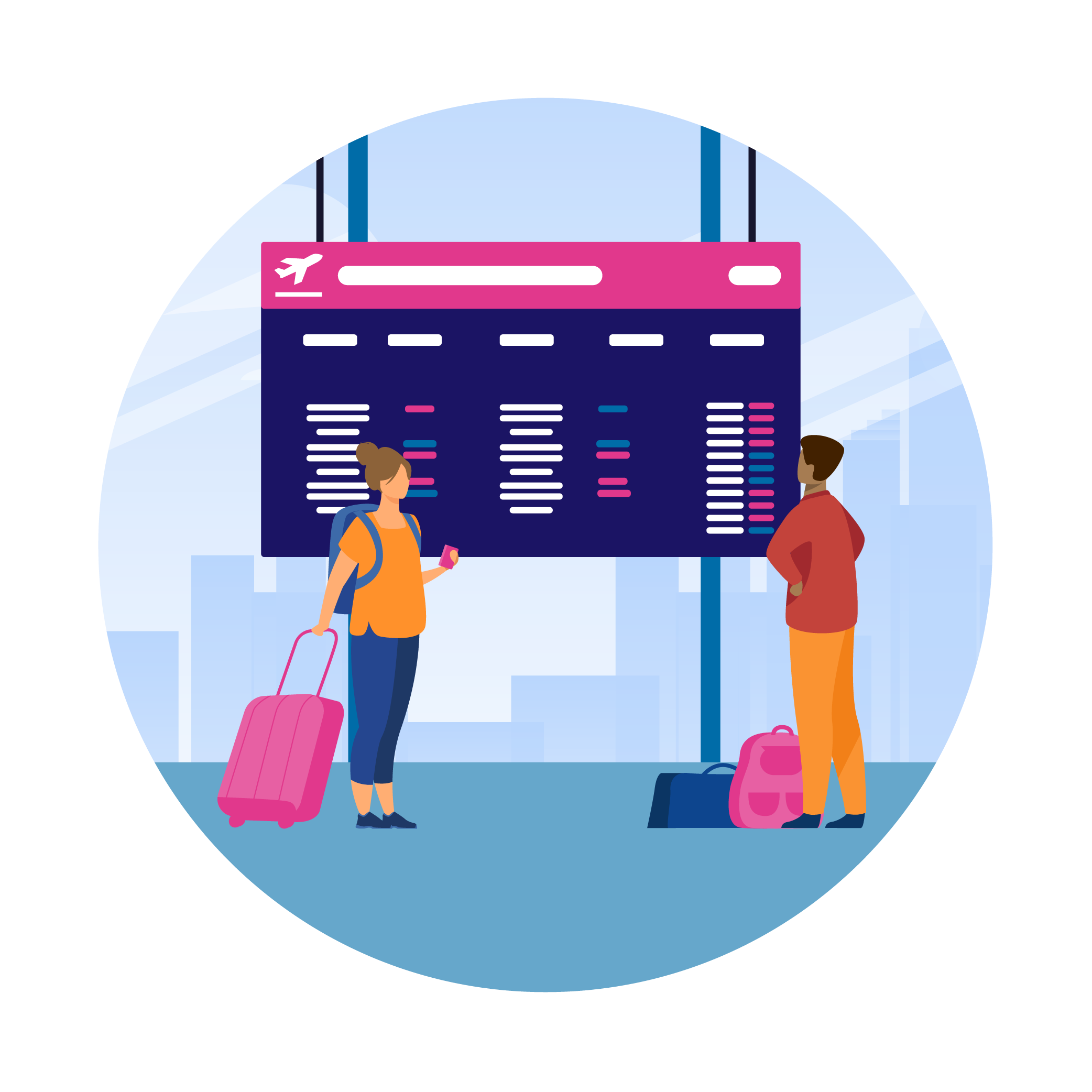 AeroCloud Airport Illustrations FLIGHT INFORMATION DISPLAY SYSTEMS