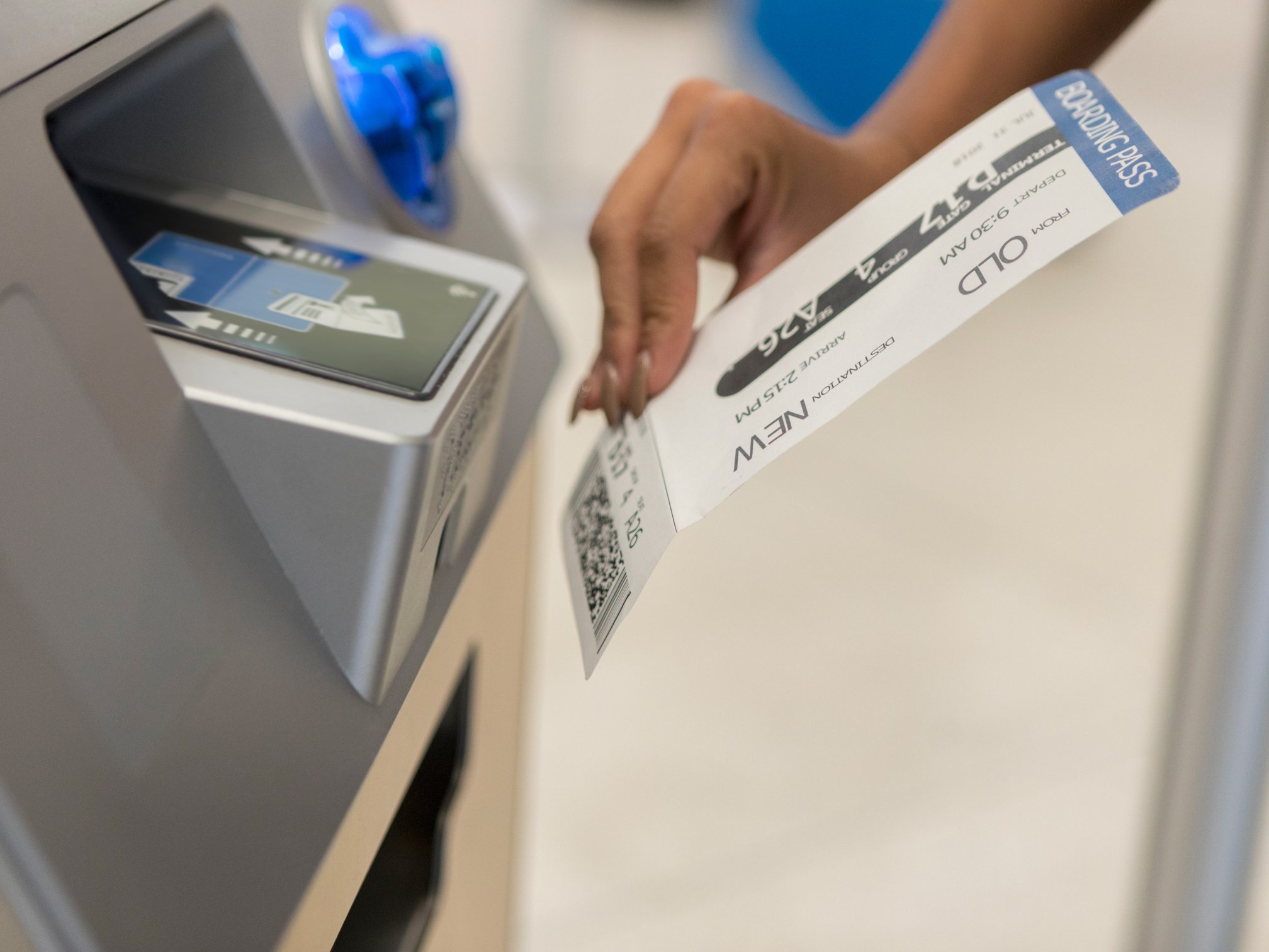 Boarding pass scan