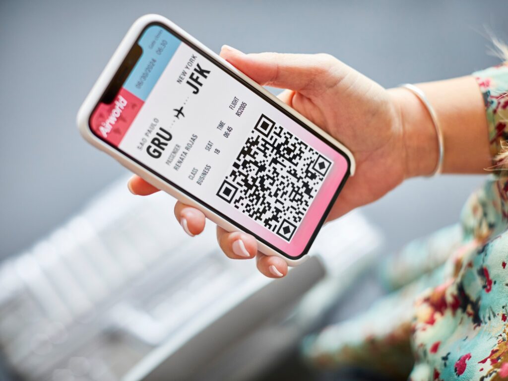 mobile boarding pass