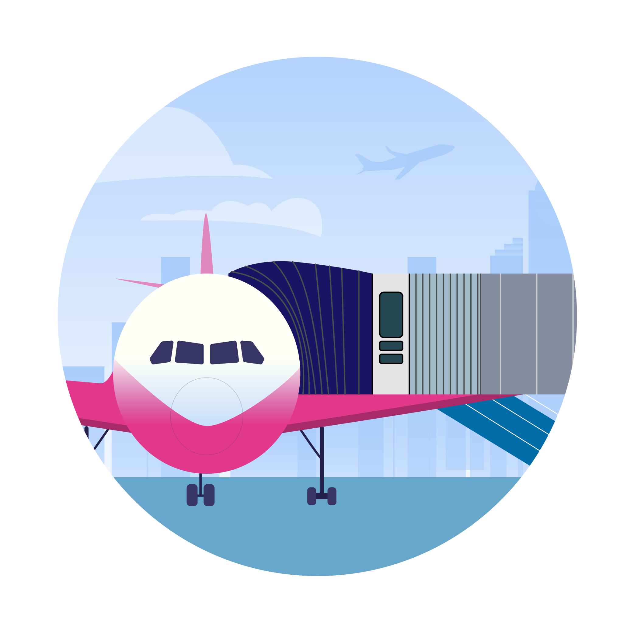 AeroCloud Airport Illustrations GATE MANAGEMENT