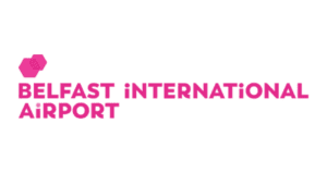 Belfast International Airport Pink Logo