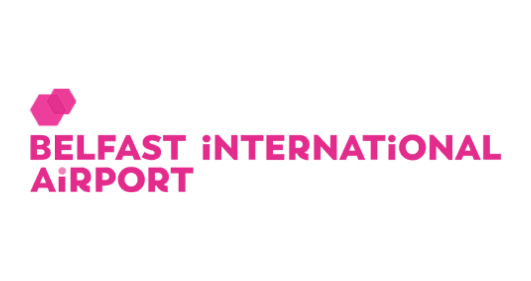 Belfast International Airport Pink Logo