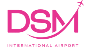Des Moines International Airport Pink Logo