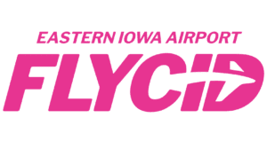Eastern Iowa Airport Pink Logo