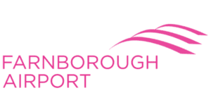 Farnborough Airport Pink Logo