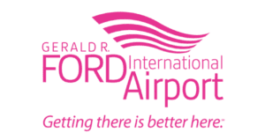 Gerald R. Ford International Airport Pink Logo