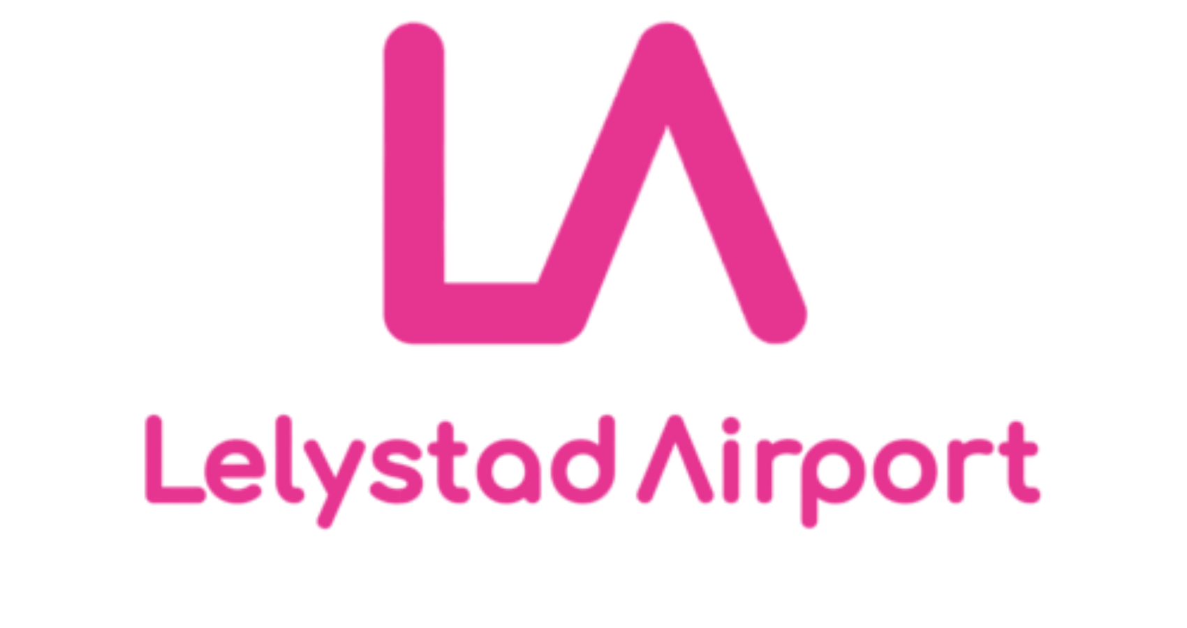 Lelystad Airport Pink Logo