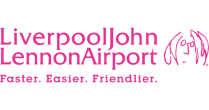 Liverpool John Lennon Airport Pink Logo