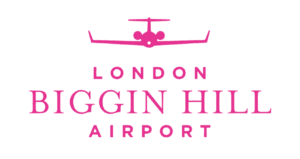 London Biggin Hill Airport Pink Logo