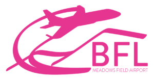 Meadows Field Airport Pink Logo