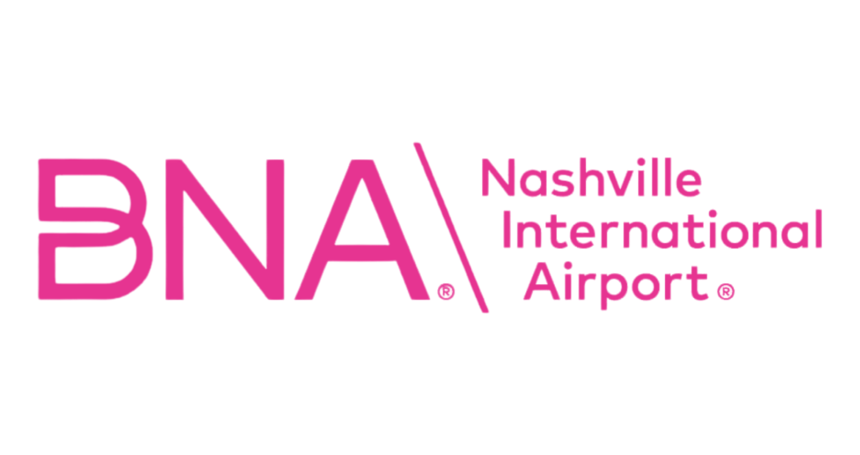 Nashville International Airport Pink Logo