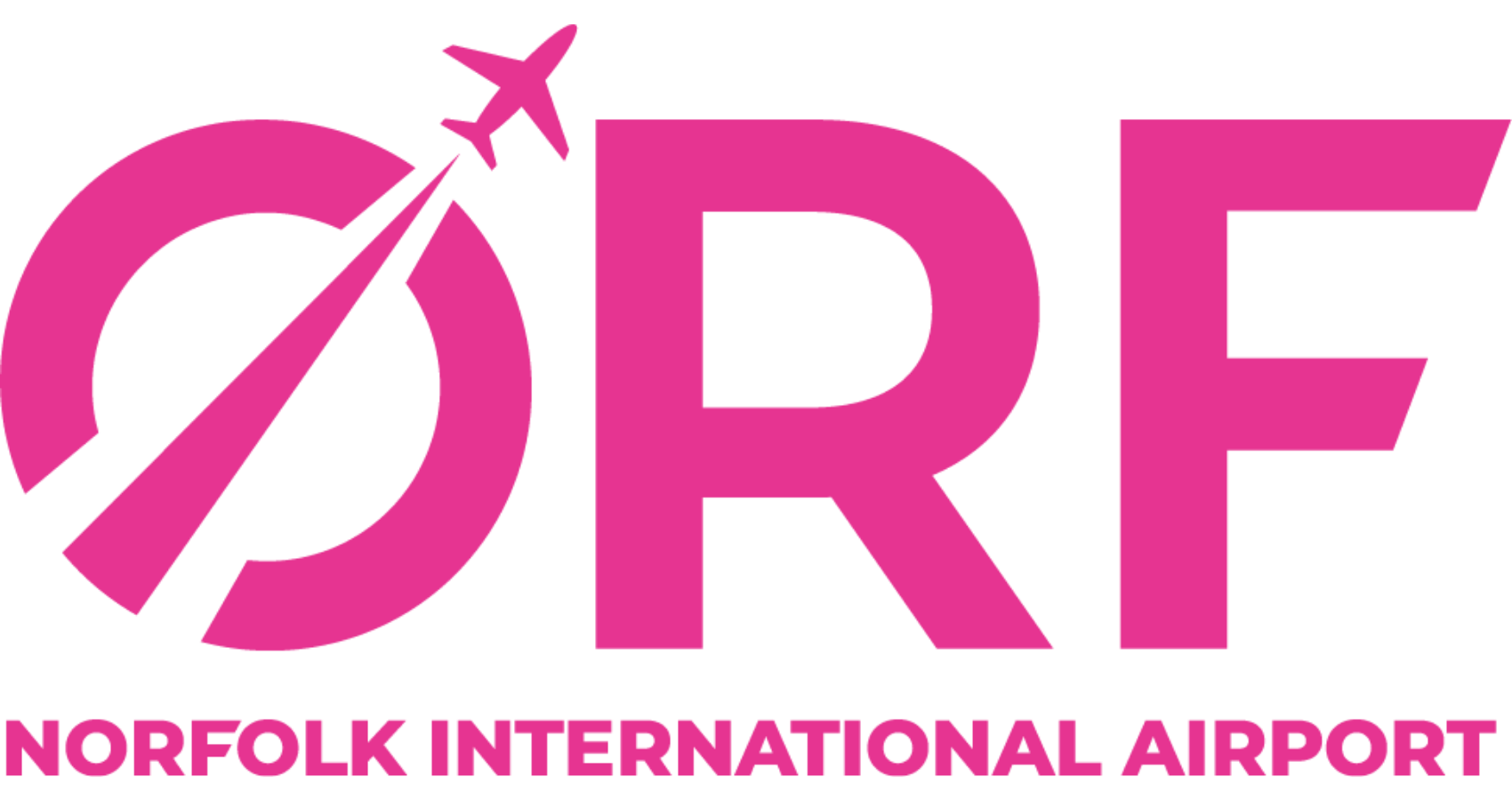 Norfolk International Airport Pink Logo