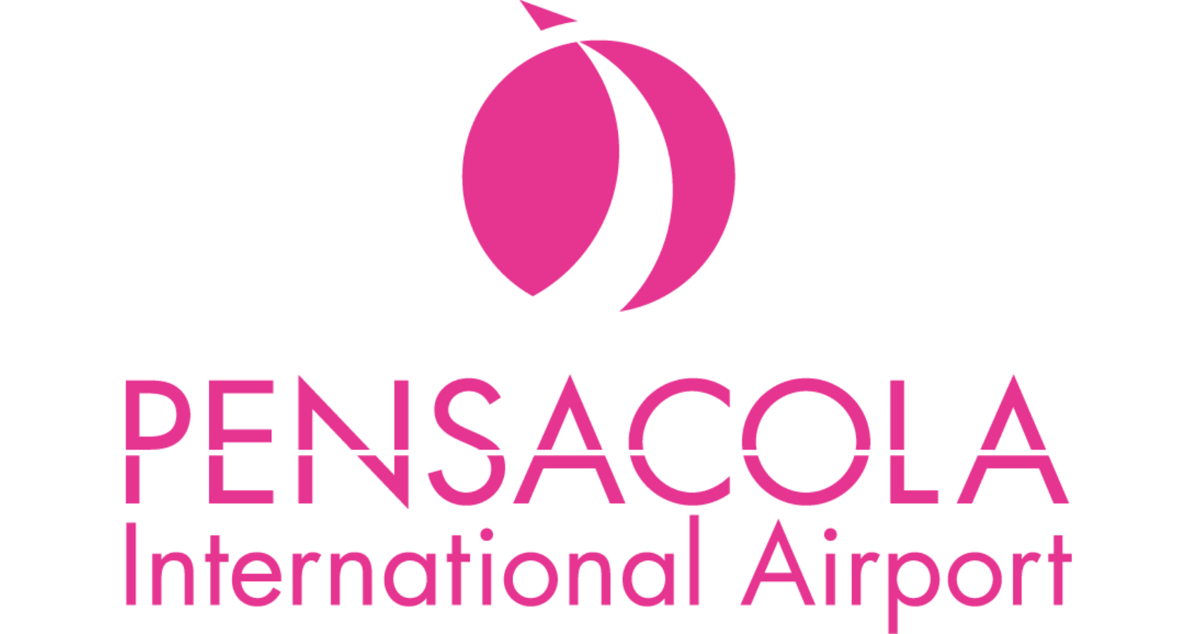 Pensacola International Airport Pink Logo