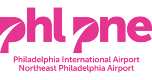Philadelphia International Airport Pink Logo