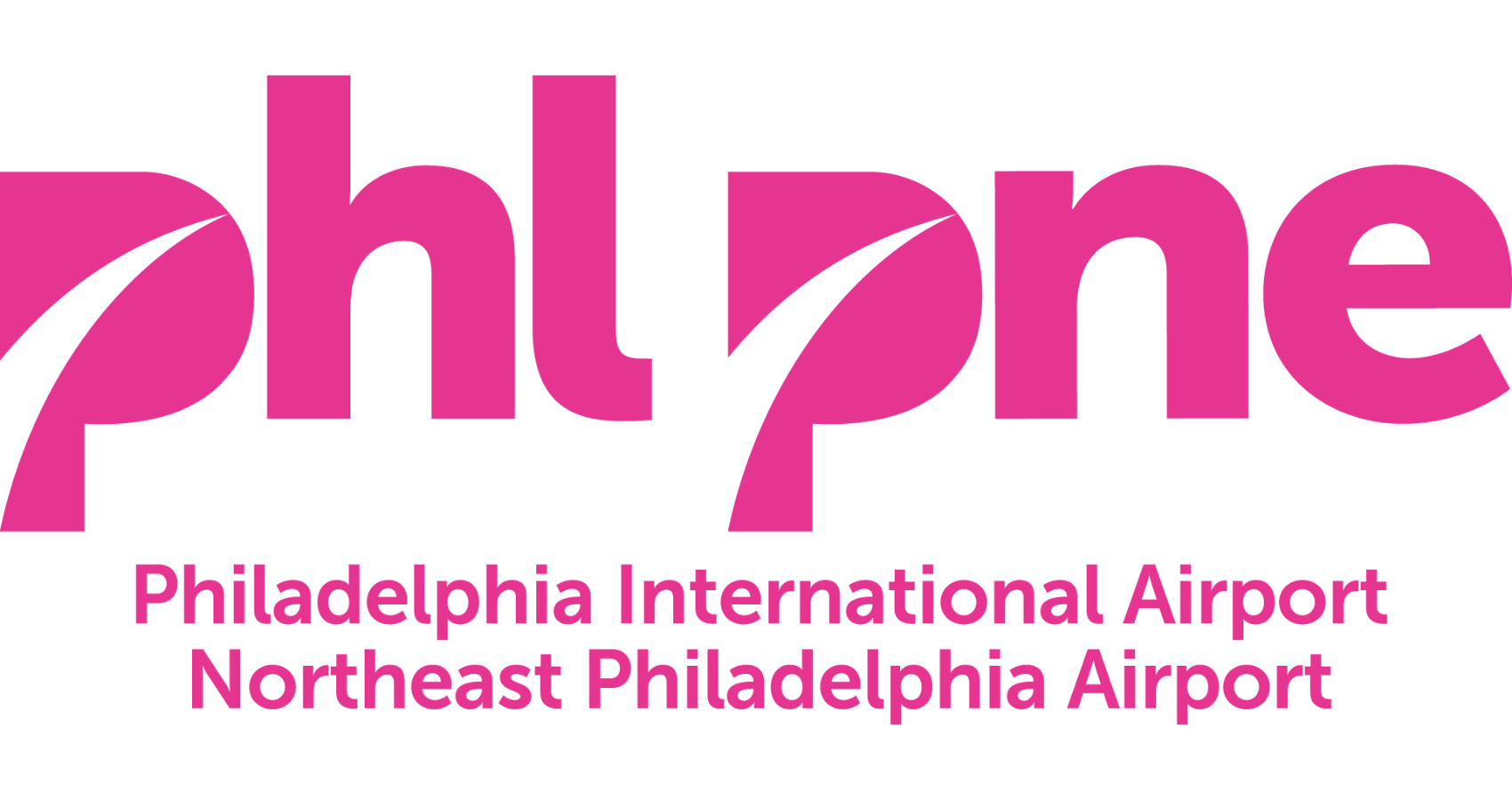 Philadelphia International Airport Pink Logo