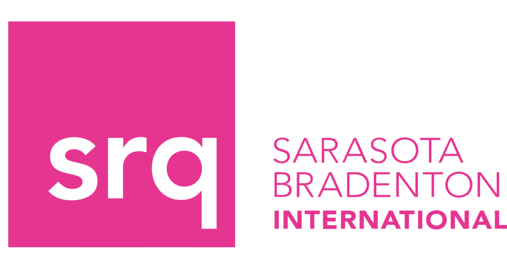 Sarasota–Bradenton International Airport Logo Pink Logo