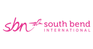 South Bend International Airport Pink Logo