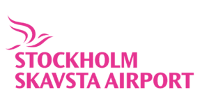 Stockholm Skavsta Airport Pink Logo