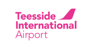 Teesside International Airport Pink Logo