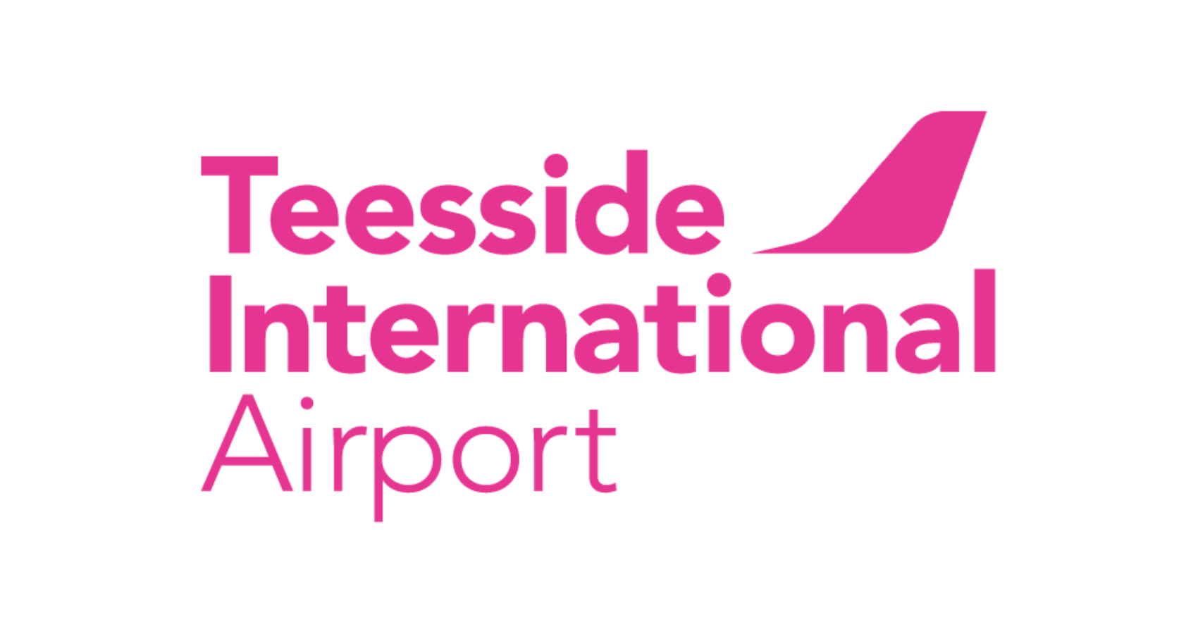 Teesside International Airport Pink Logo