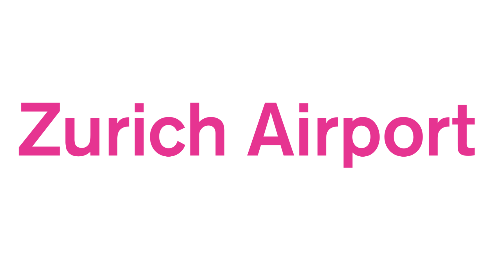 Zurich Airport Logo Pink Logo